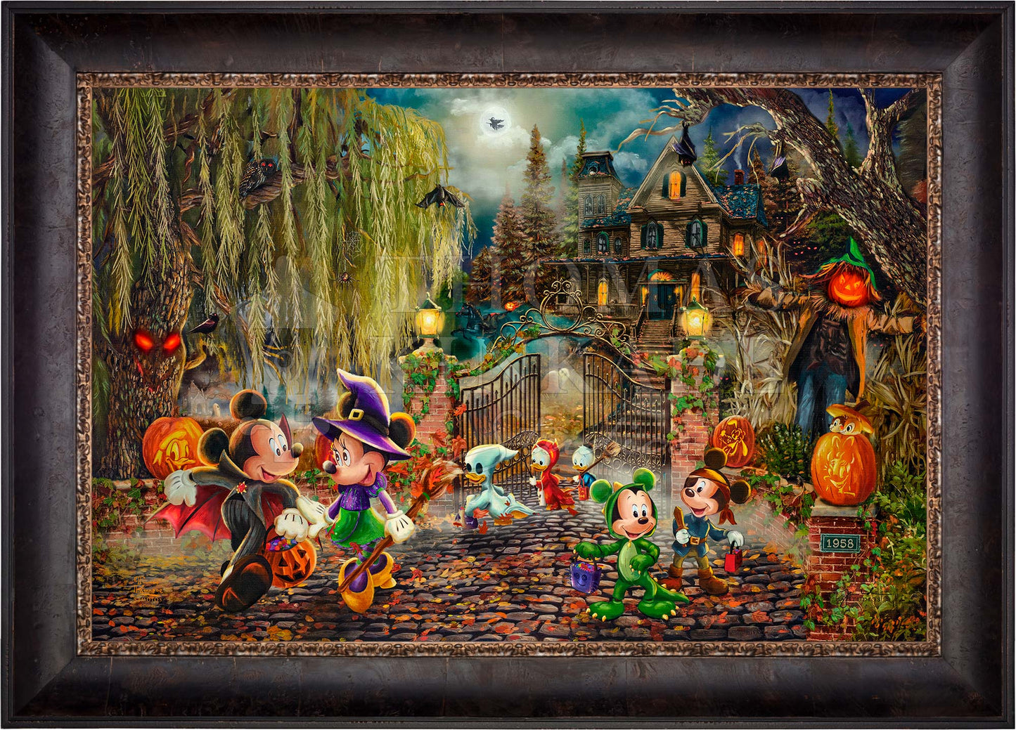 Disney Mickey and Minnie Halloween Fun - Limited Edition Canvas