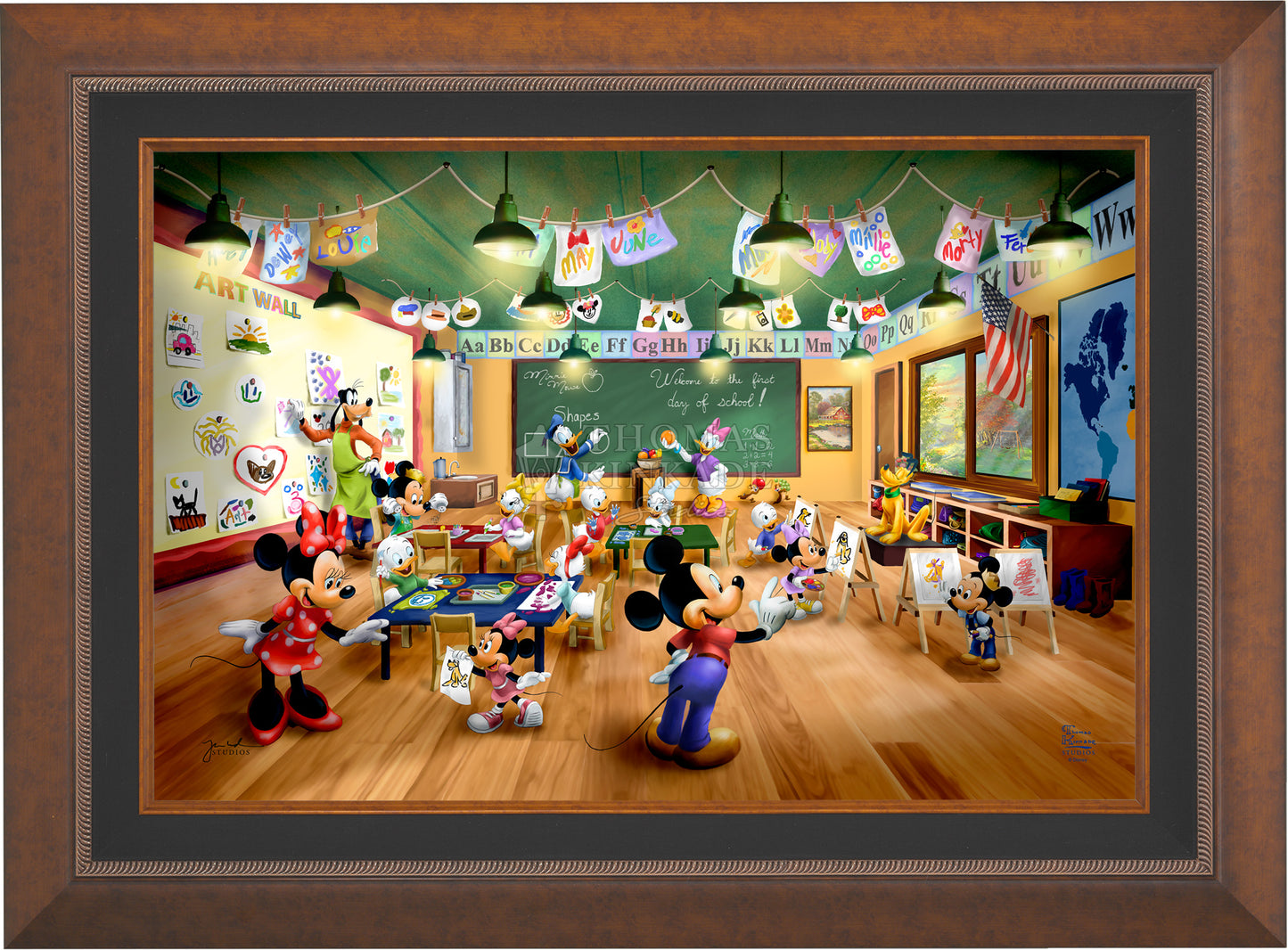 Disney Mickey and Minnie Schoolhouse - Jewel Edition Art