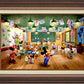 Disney Mickey and Minnie Schoolhouse - Limited Edition Canvas