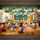 Disney Mickey and Minnie Schoolhouse - Limited Edition Canvas
