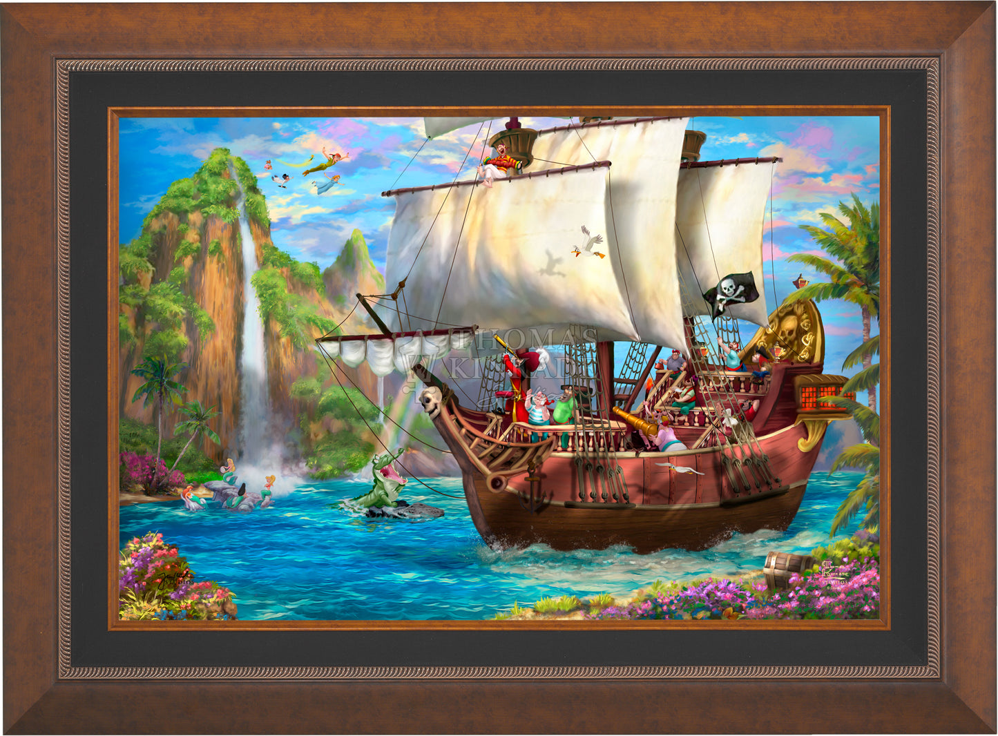 Disney Captain Hook's Never Land Voyage - Limited Edition Canvas