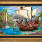 Disney Captain Hook's Never Land Voyage - Limited Edition Canvas