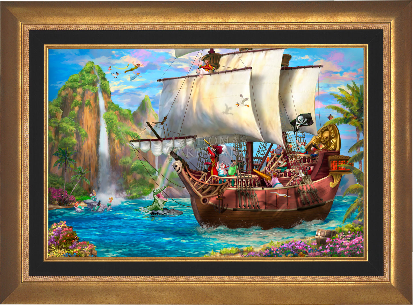 Disney Captain Hook's Never Land Voyage - Limited Edition Canvas