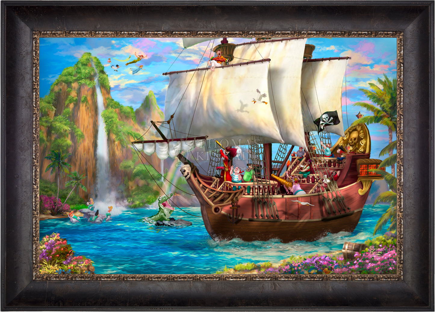 Disney Captain Hook's Never Land Voyage - Jewel Edition Art