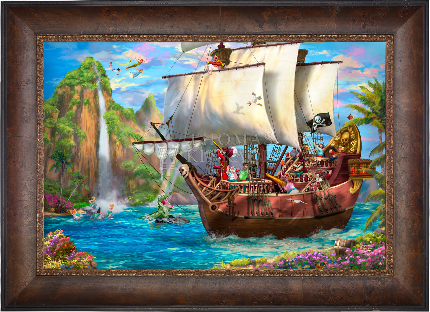 Disney Captain Hook's Never Land Voyage - Limited Edition Canvas