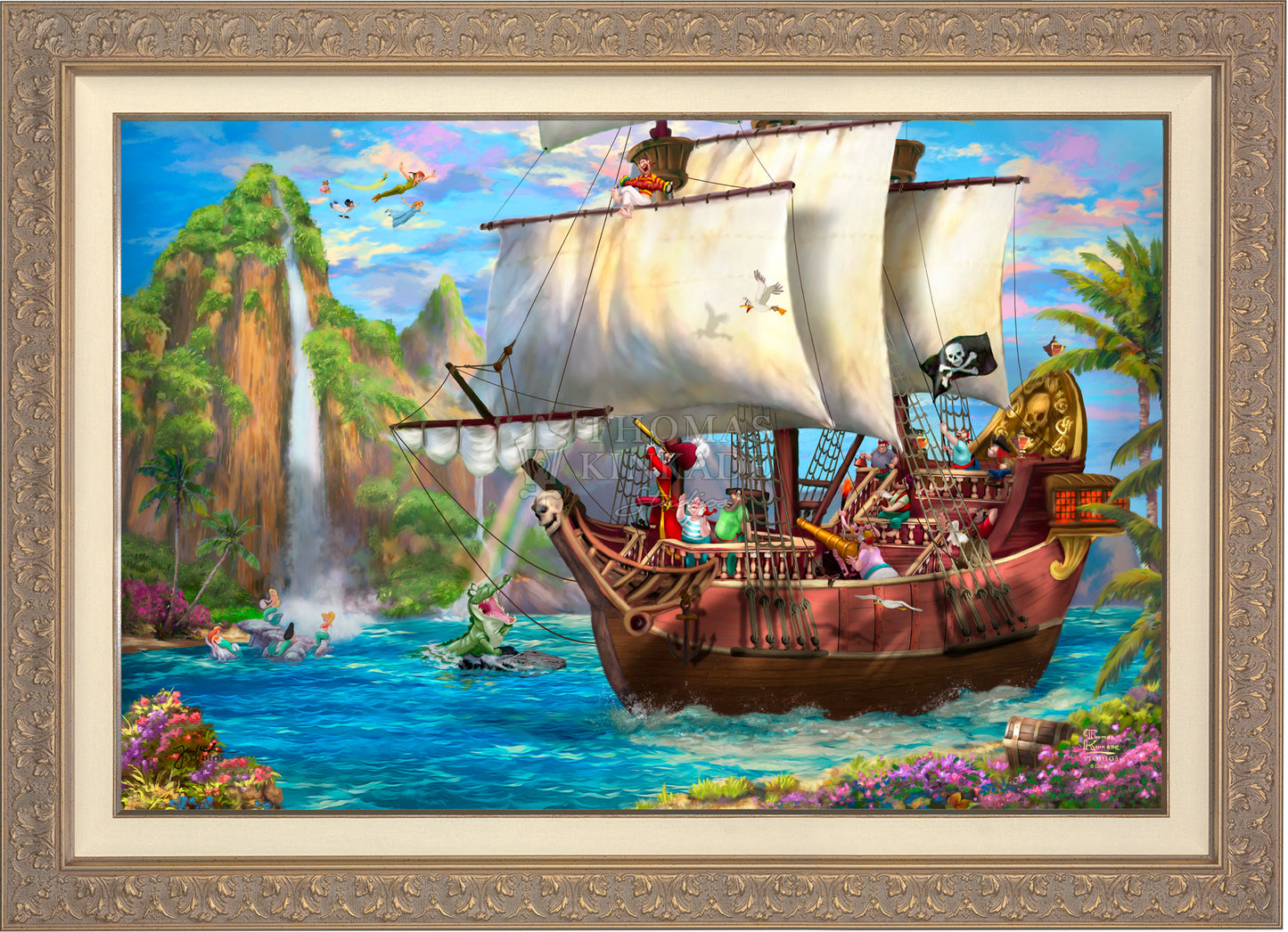 Disney Captain Hook's Never Land Voyage - Jewel Edition Art