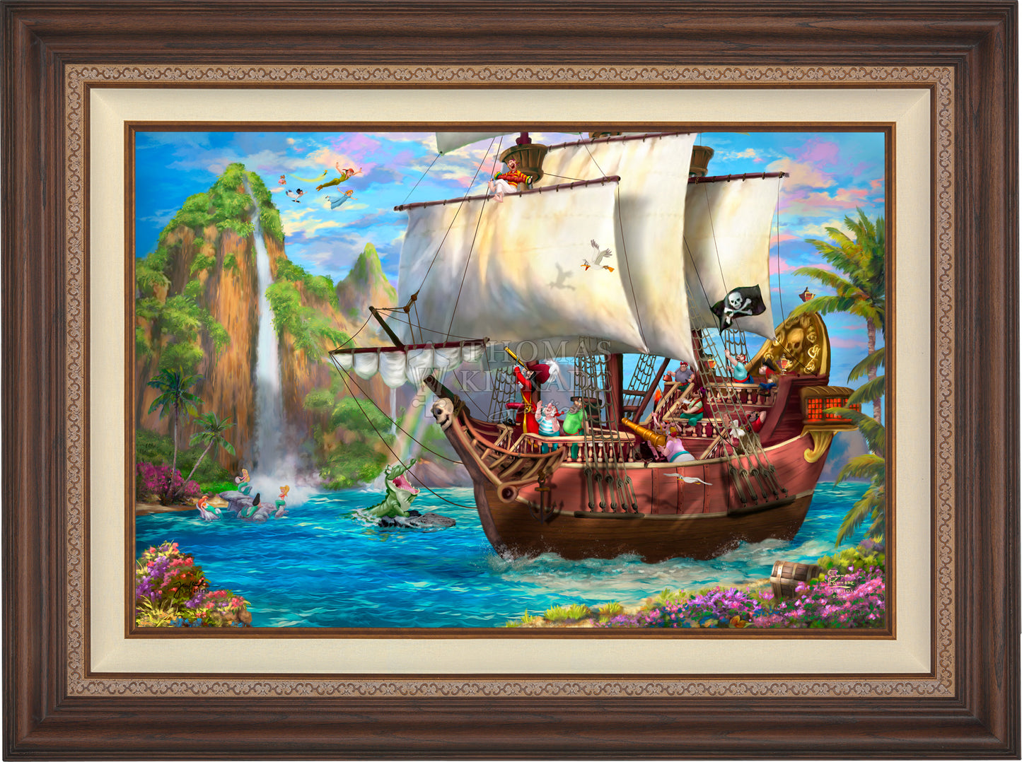 Disney Captain Hook's Never Land Voyage - Limited Edition Canvas
