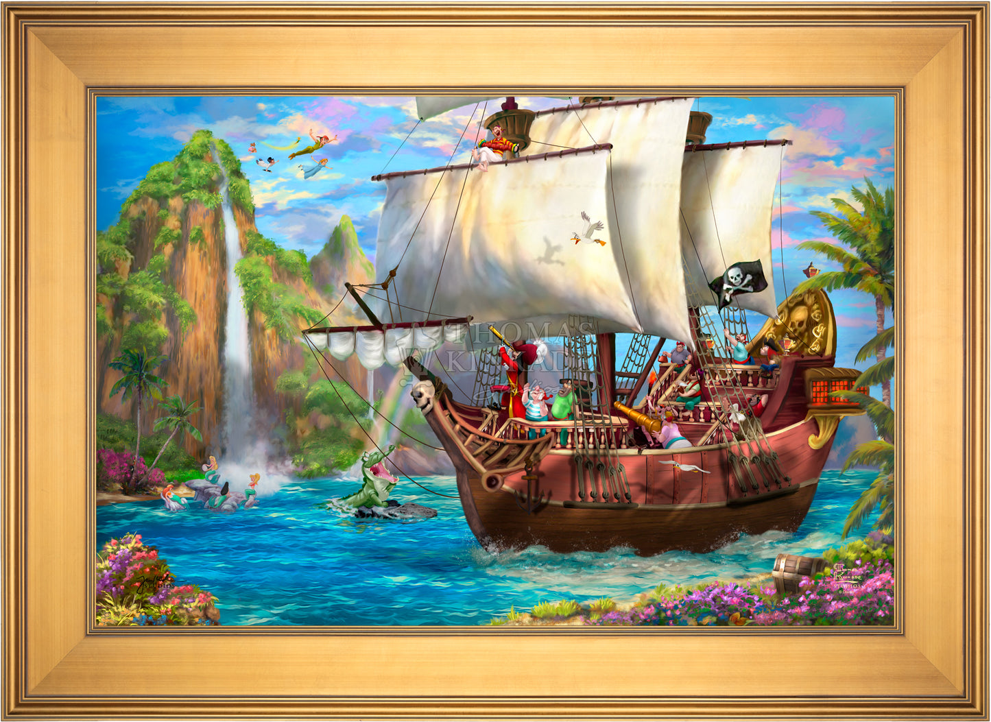 Disney Captain Hook's Never Land Voyage - Jewel Edition Art