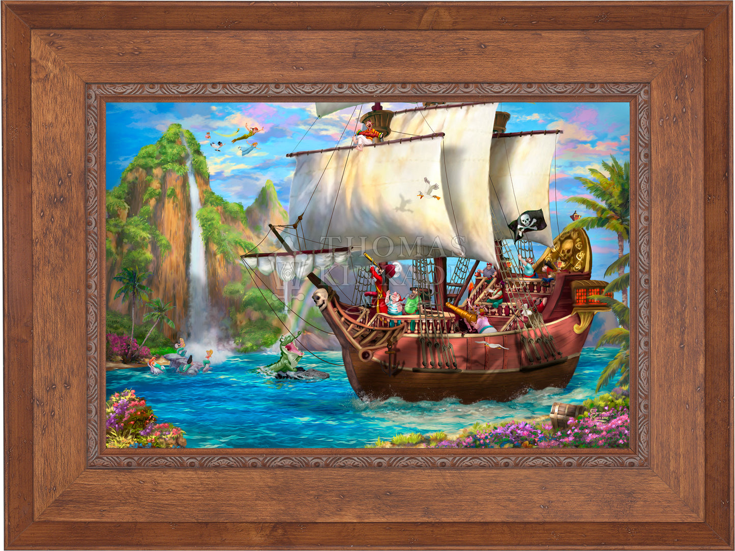 Disney Captain Hook's Never Land Voyage - Limited Edition Canvas