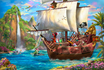Disney Captain Hook's Never Land Voyage - Limited Edition Canvas