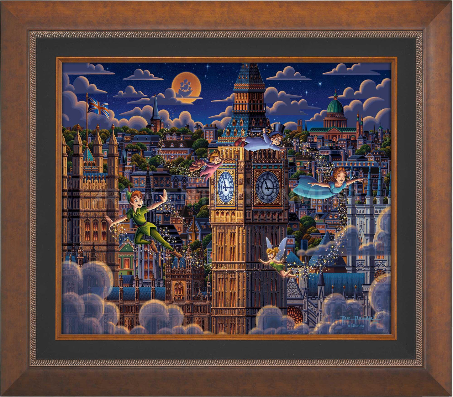Peter Pan Learning to Fly - Limited Edition Canvas (SN - Standard Numbered)