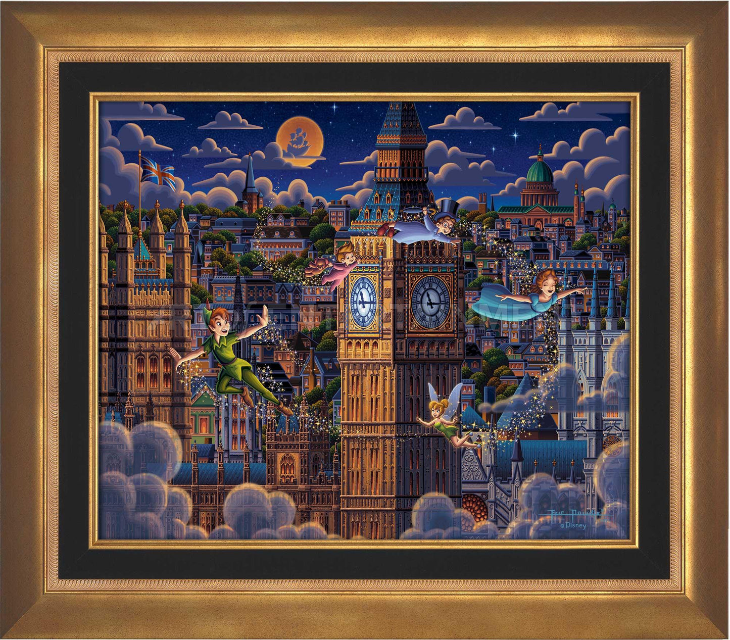 Peter Pan Learning to Fly - Limited Edition Canvas (SN - Standard Numbered)