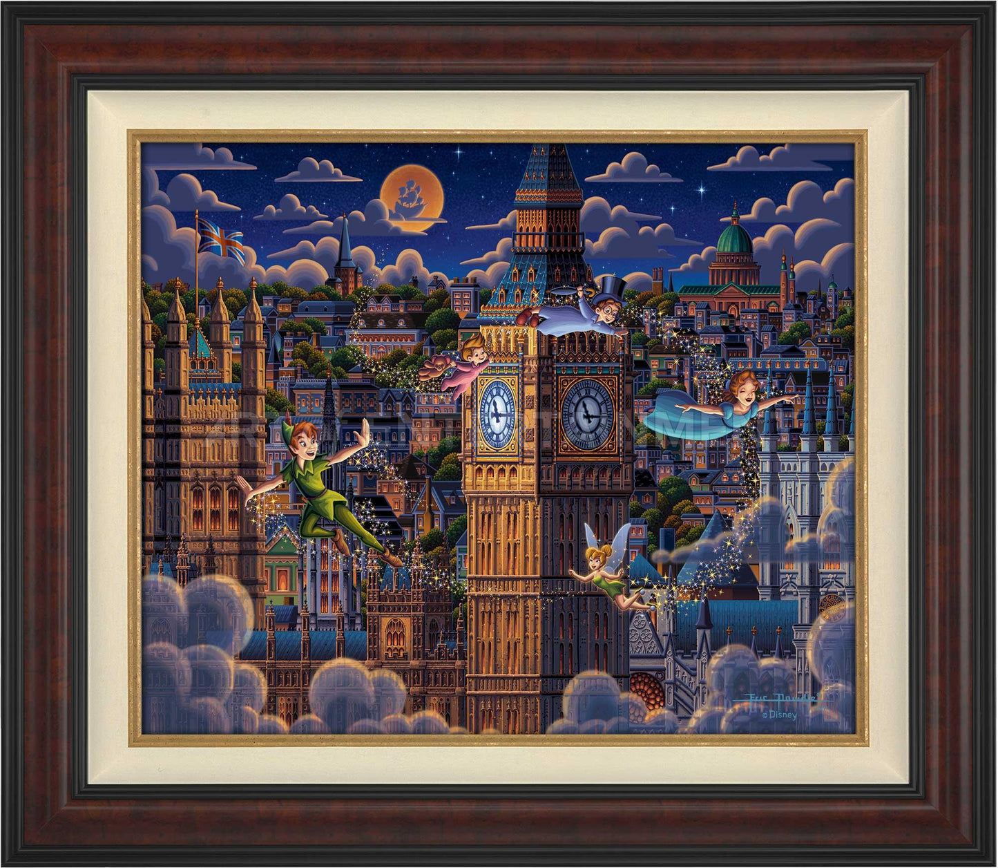 Peter Pan Learning to Fly - Limited Edition Canvas (SN - Standard Numbered)