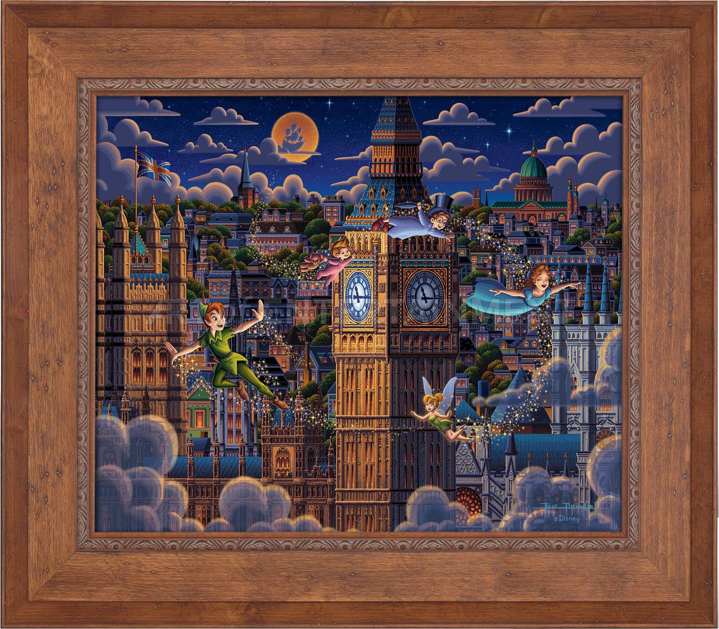 Peter Pan Learning to Fly - Limited Edition Canvas (SN - Standard Numbered)
