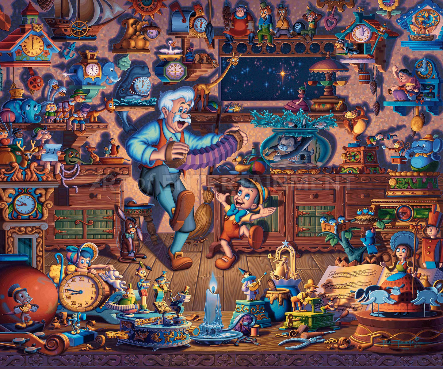 Pinocchio - Limited Edition Canvas (SN - Standard Numbered)