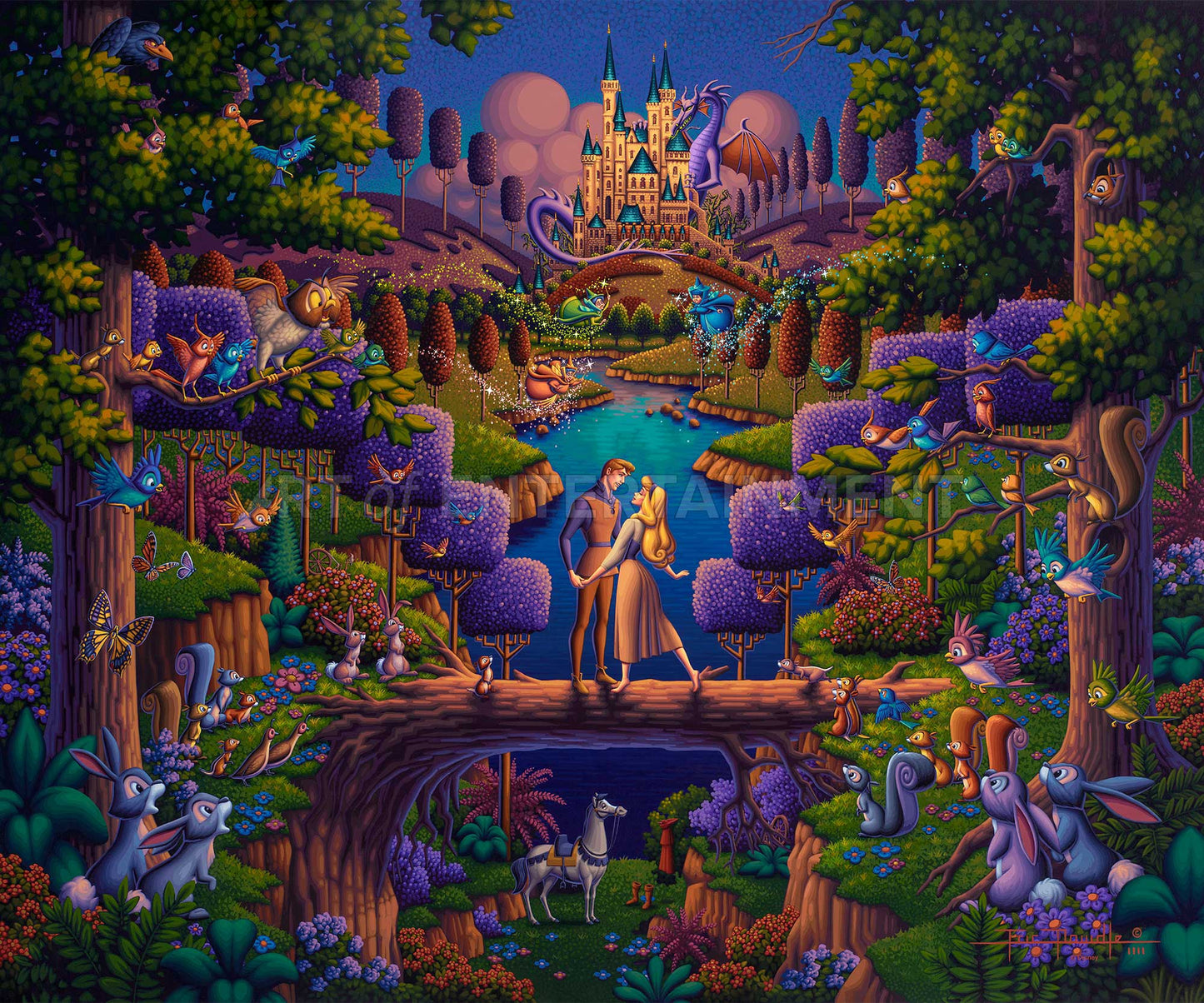 Sleeping Beauty - The Power of Love - Limited Edition Canvas (SN - Standard Numbered)