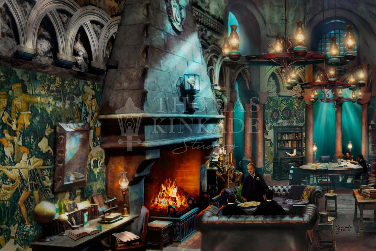 Harry Potter™ Slytherin Room - Limited Edition Canvas