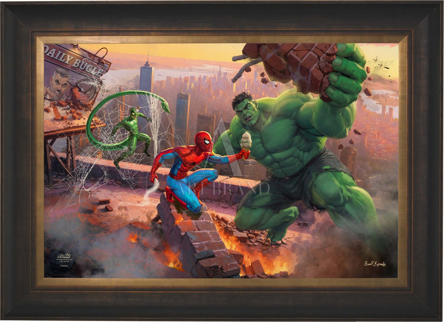 Spider-Man A Soft Serve Turneth Away Wrath - Limited Edition Canvas