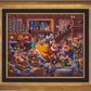 Snow White Dancing with the Dwarfs - Limited Edition Canvas (AP - Artist Proof)
