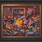 Snow White Dancing with the Dwarfs - Limited Edition Canvas (AP - Artist Proof)
