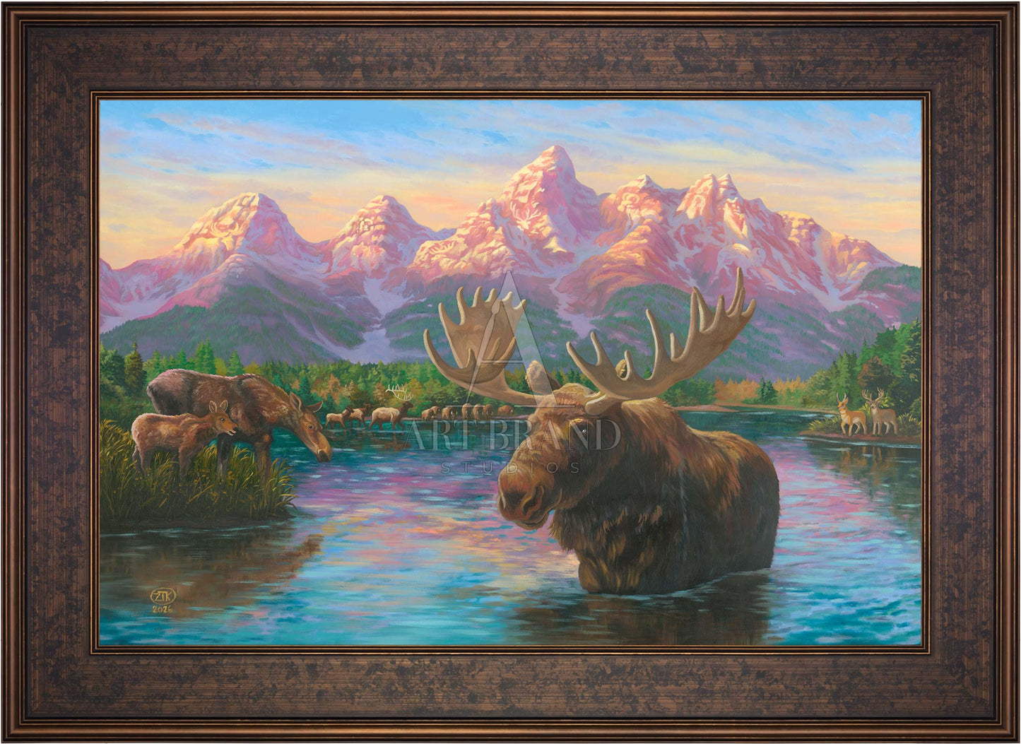 Spirit of the Grand Tetons - Limited Edition Canvas