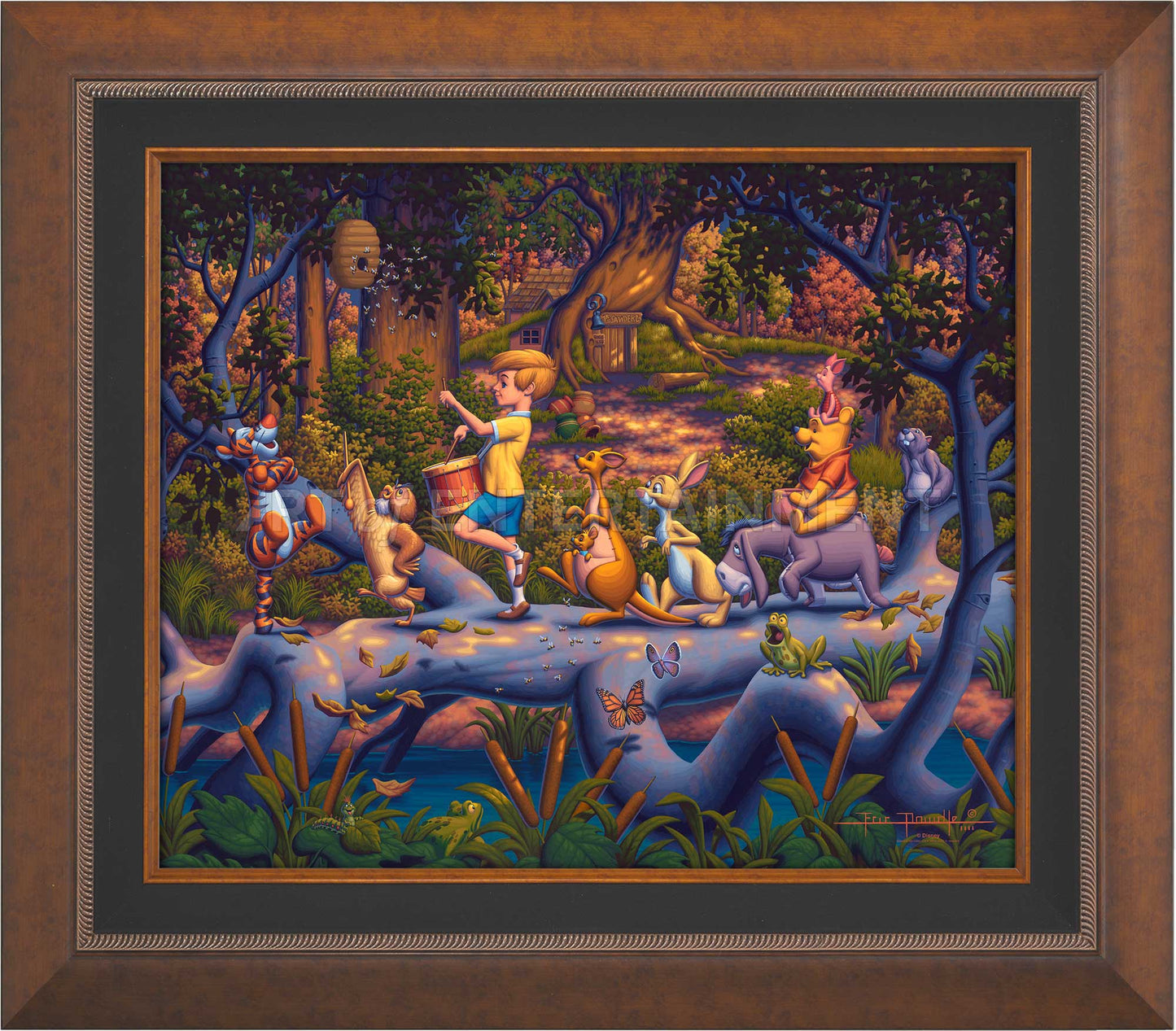 Winnie the Pooh - A Heroes Parade - Limited Edition Canvas (SN - Standard Numbered)