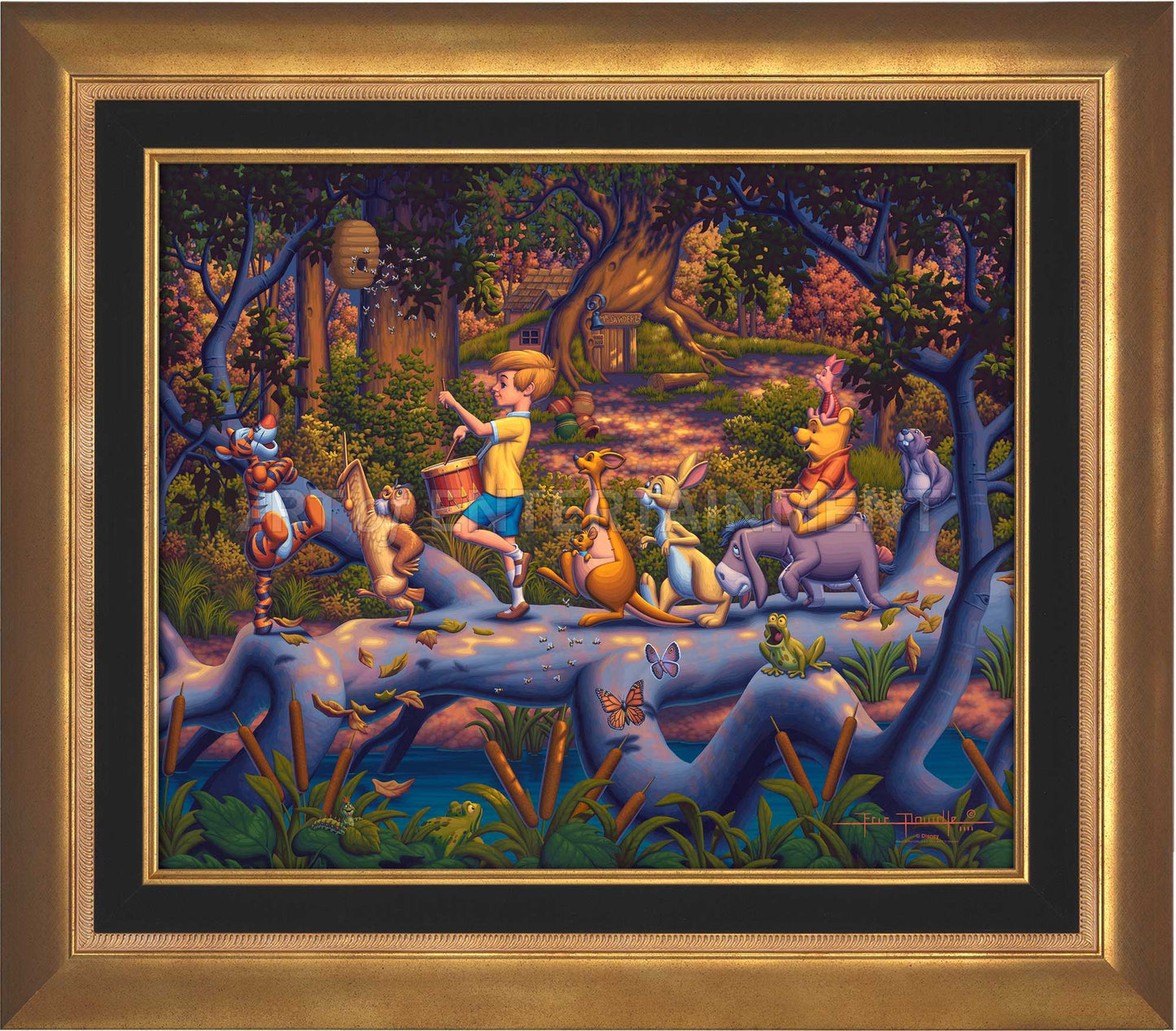 Winnie the Pooh - A Heroes Parade - Limited Edition Canvas (SN - Standard Numbered)