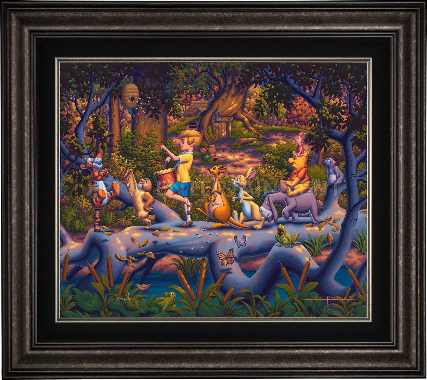Winnie the Pooh - A Heroes Parade - Limited Edition Canvas (SN - Standard Numbered)
