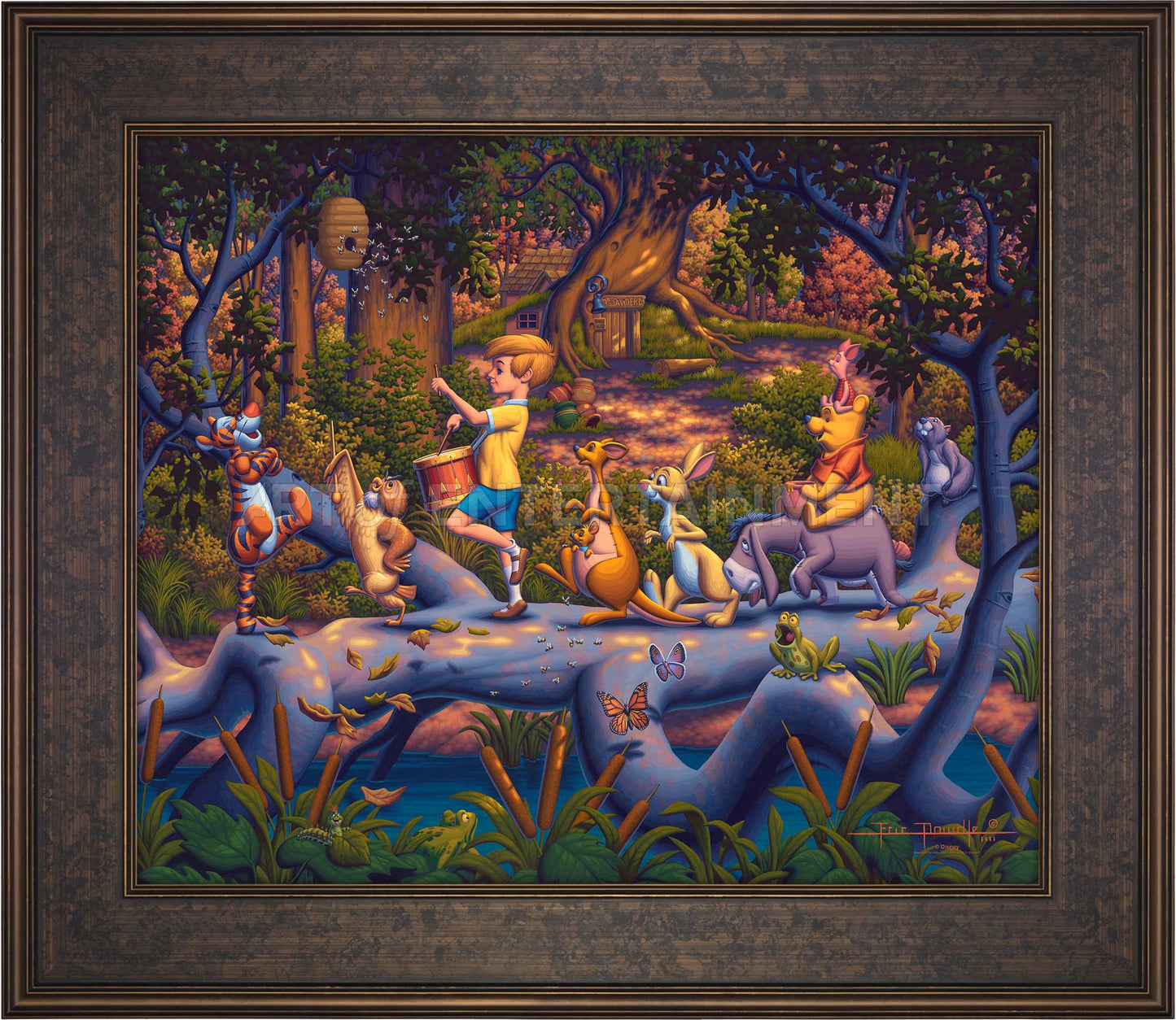 Winnie the Pooh - A Heroes Parade - Limited Edition Canvas (SN - Standard Numbered)