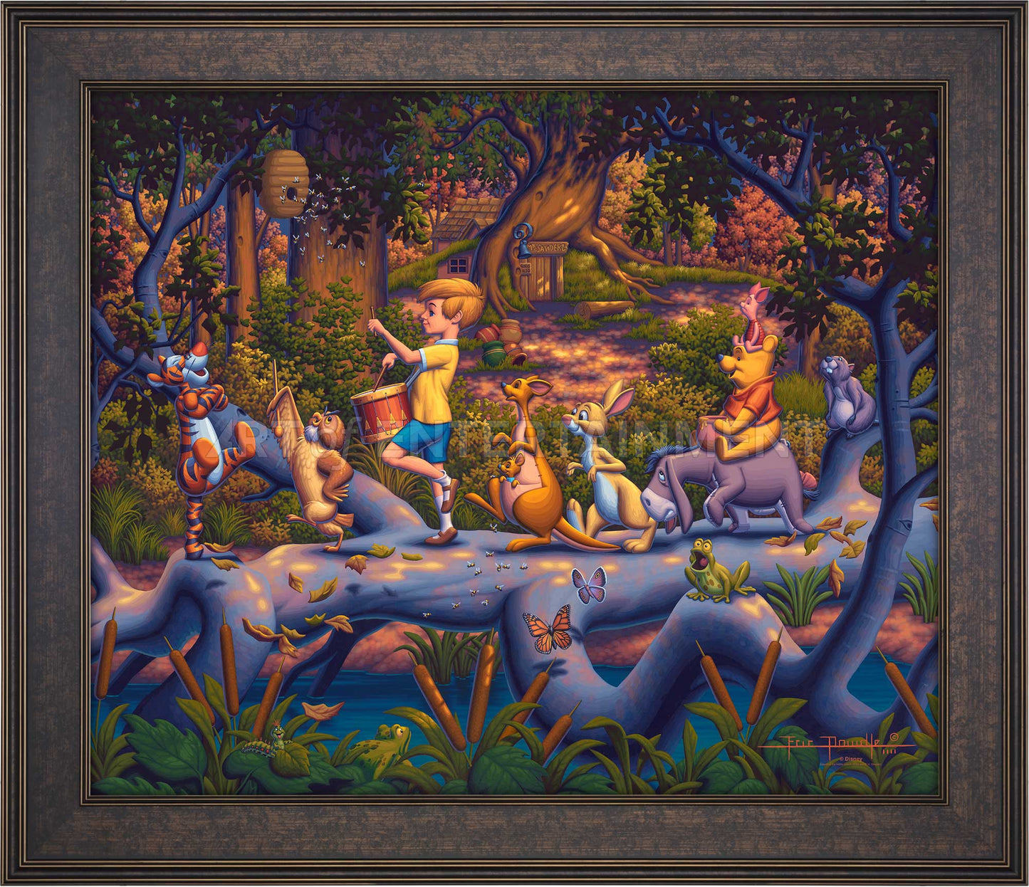 Winnie the Pooh - A Heroes Parade - Limited Edition Canvas (SN - Standard Numbered)