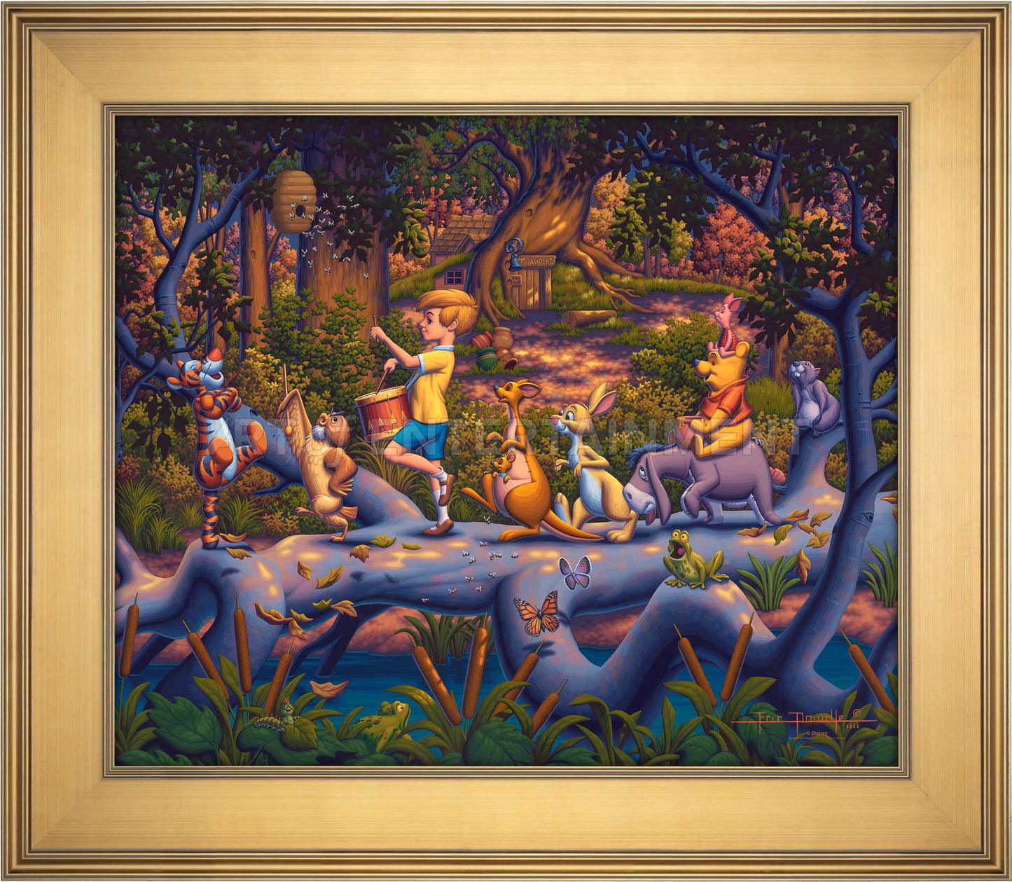 Winnie the Pooh - A Heroes Parade - Limited Edition Canvas (SN - Standard Numbered)