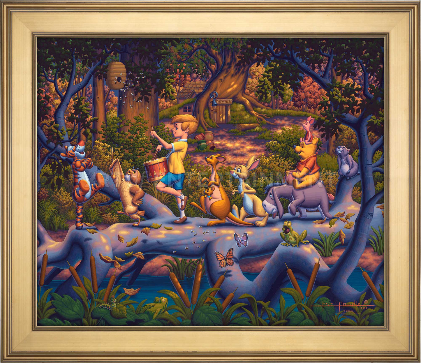 Winnie the Pooh - A Heroes Parade - Limited Edition Canvas (SN - Standard Numbered)