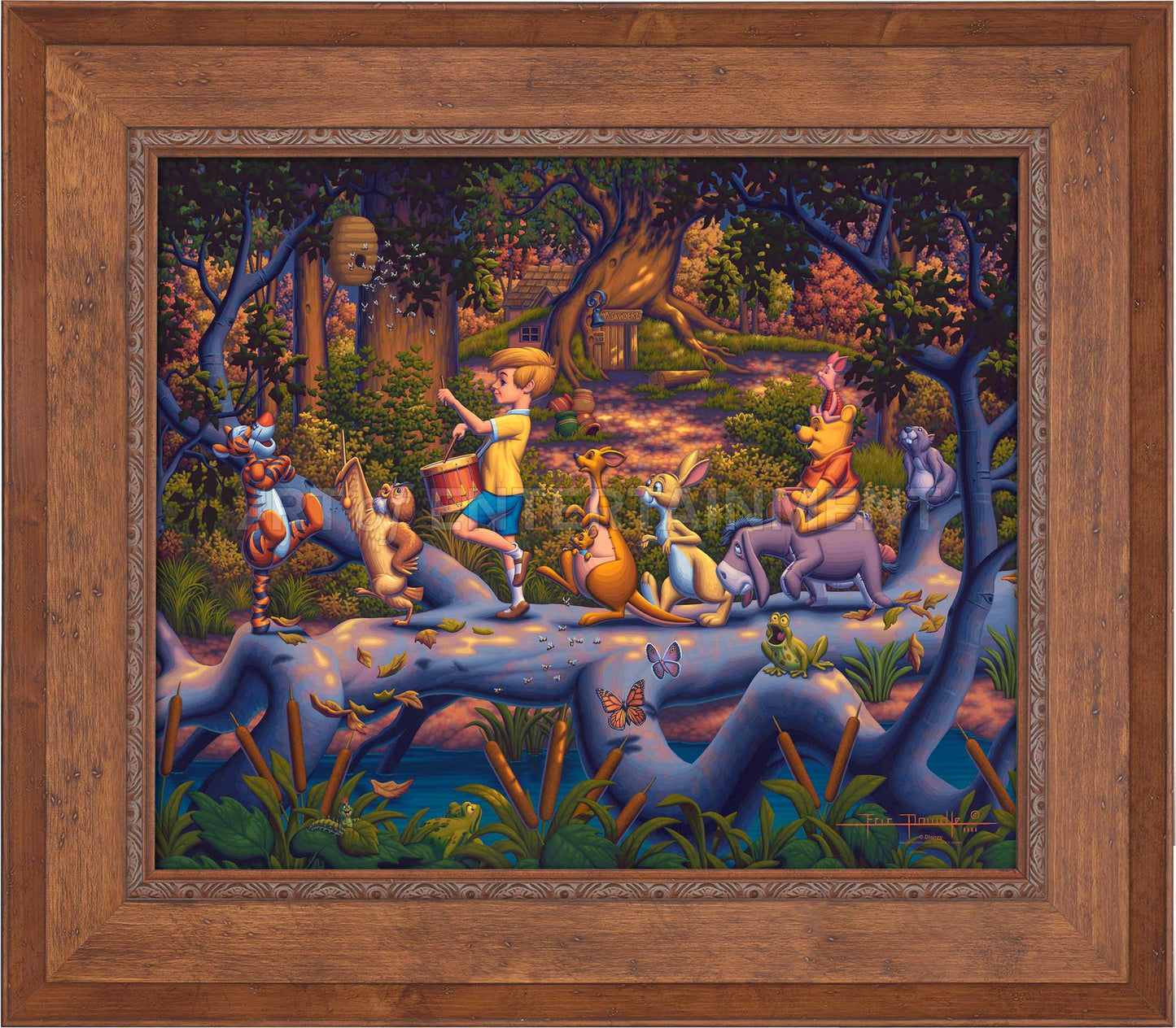 Winnie the Pooh - A Heroes Parade - Limited Edition Canvas (SN - Standard Numbered)