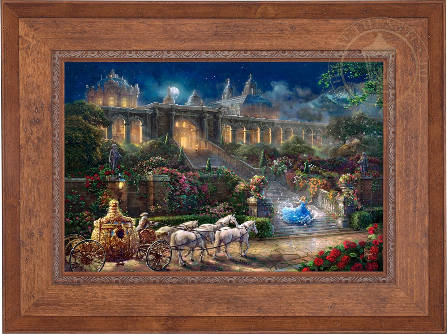 Disney Clock Strikes Midnight - Limited Edition Canvas