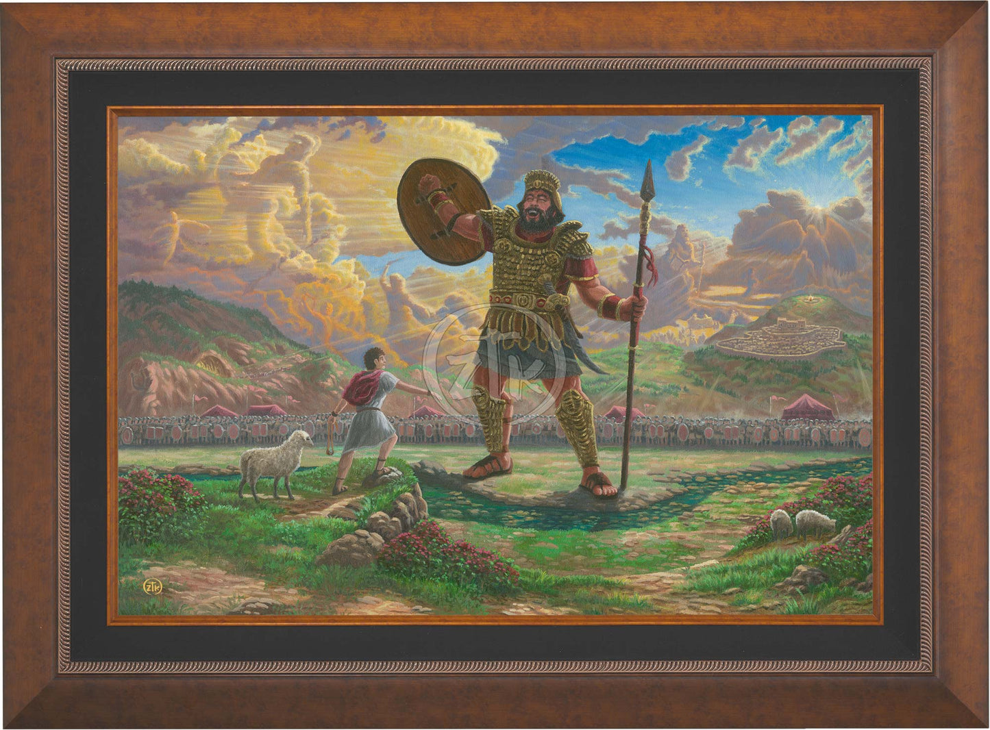 David and Goliath - Limited Edition Canvas