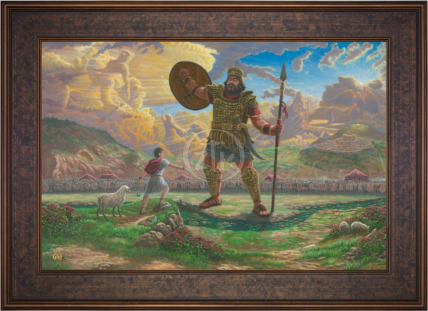 David and Goliath - Limited Edition Canvas