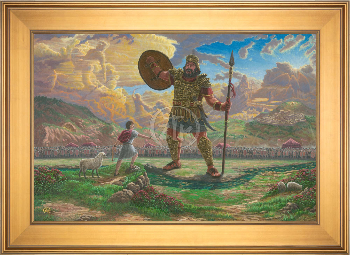 David and Goliath - Limited Edition Canvas