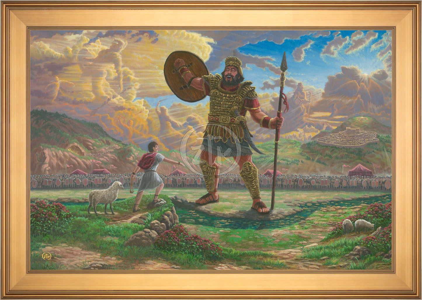 David and Goliath - Limited Edition Canvas