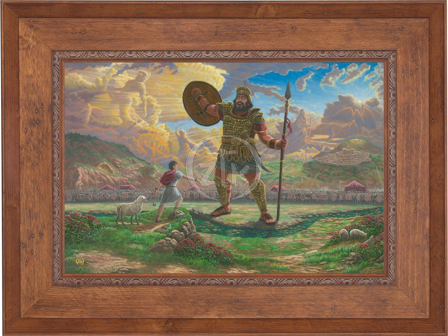 David and Goliath - Limited Edition Canvas