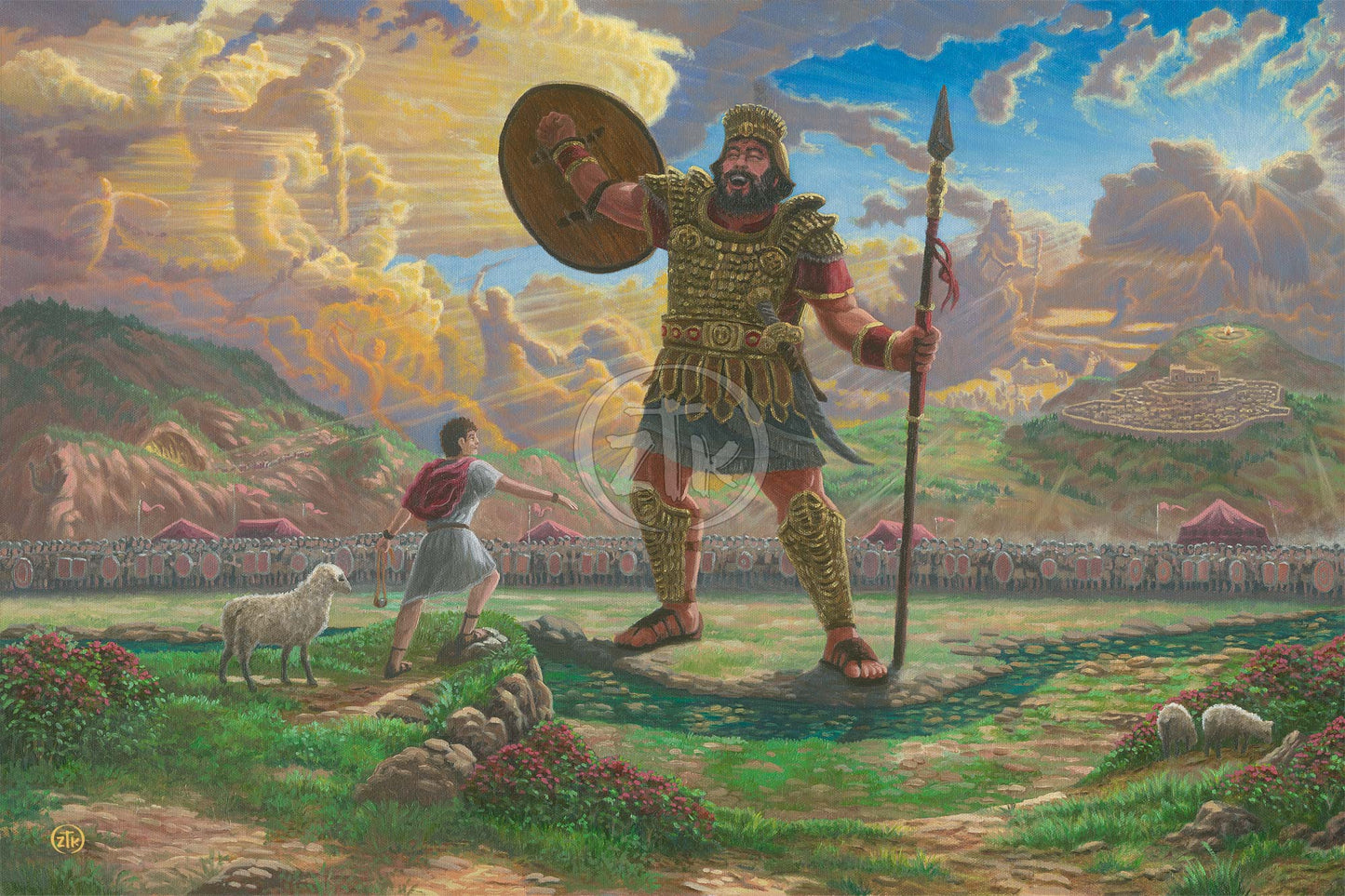 David and Goliath - Limited Edition Canvas