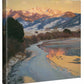 Days End —Goldeneyes - 14" x 14" Gallery Wrapped Canvas