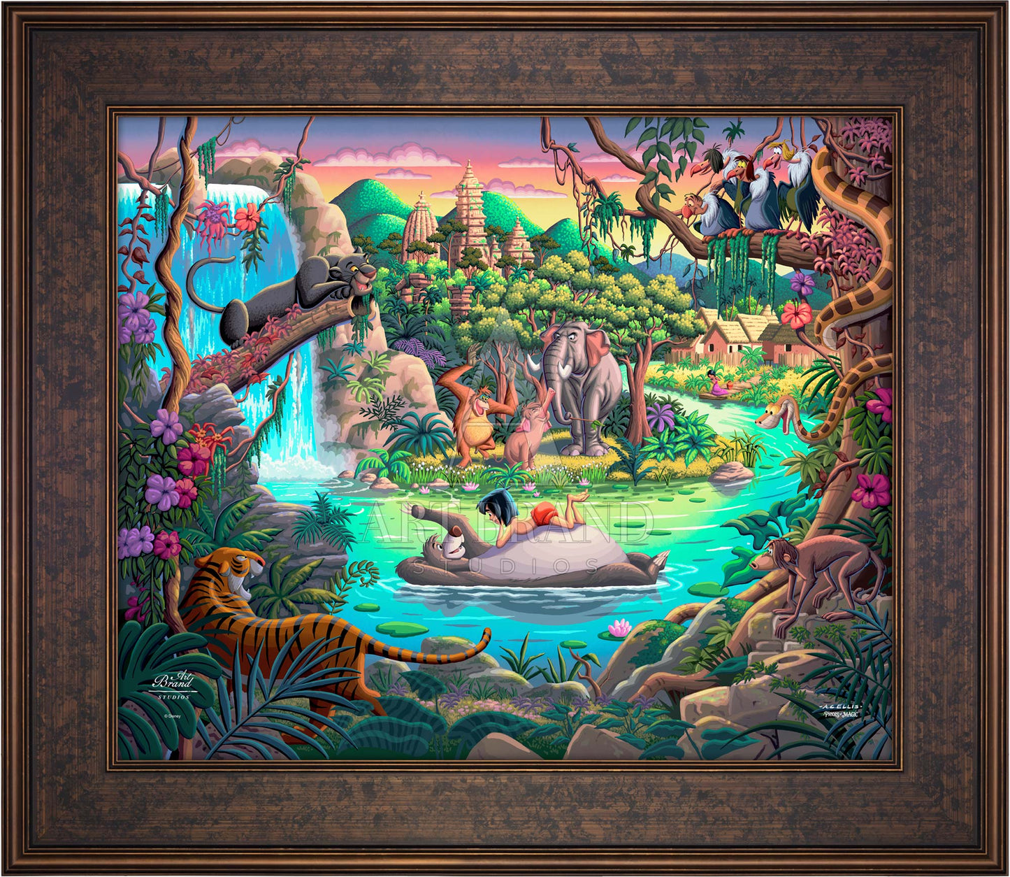 Disney's Jungle Book - The Bare Necessities - Limited Edition Canvas