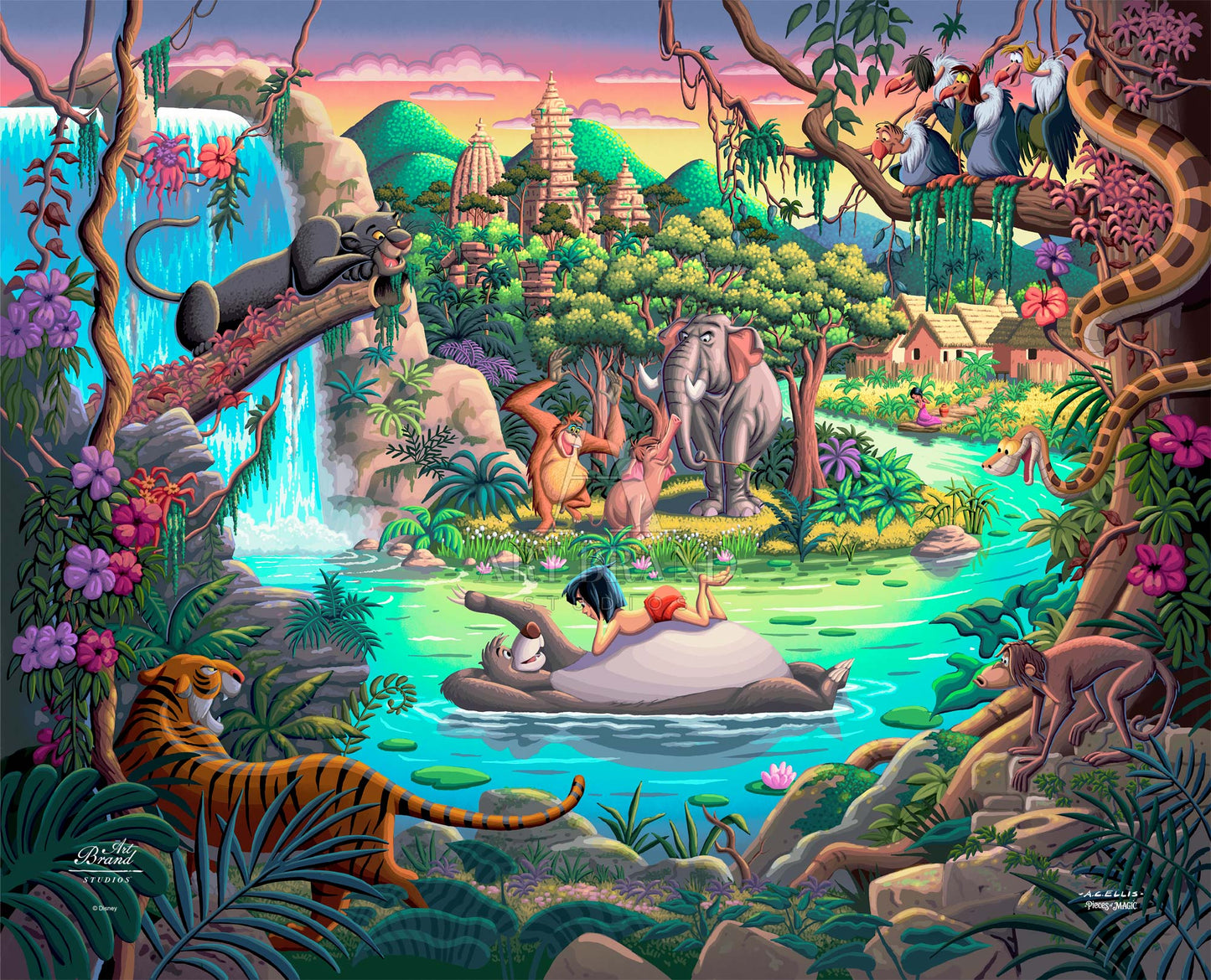 Disney's Jungle Book - The Bare Necessities - Limited Edition Canvas