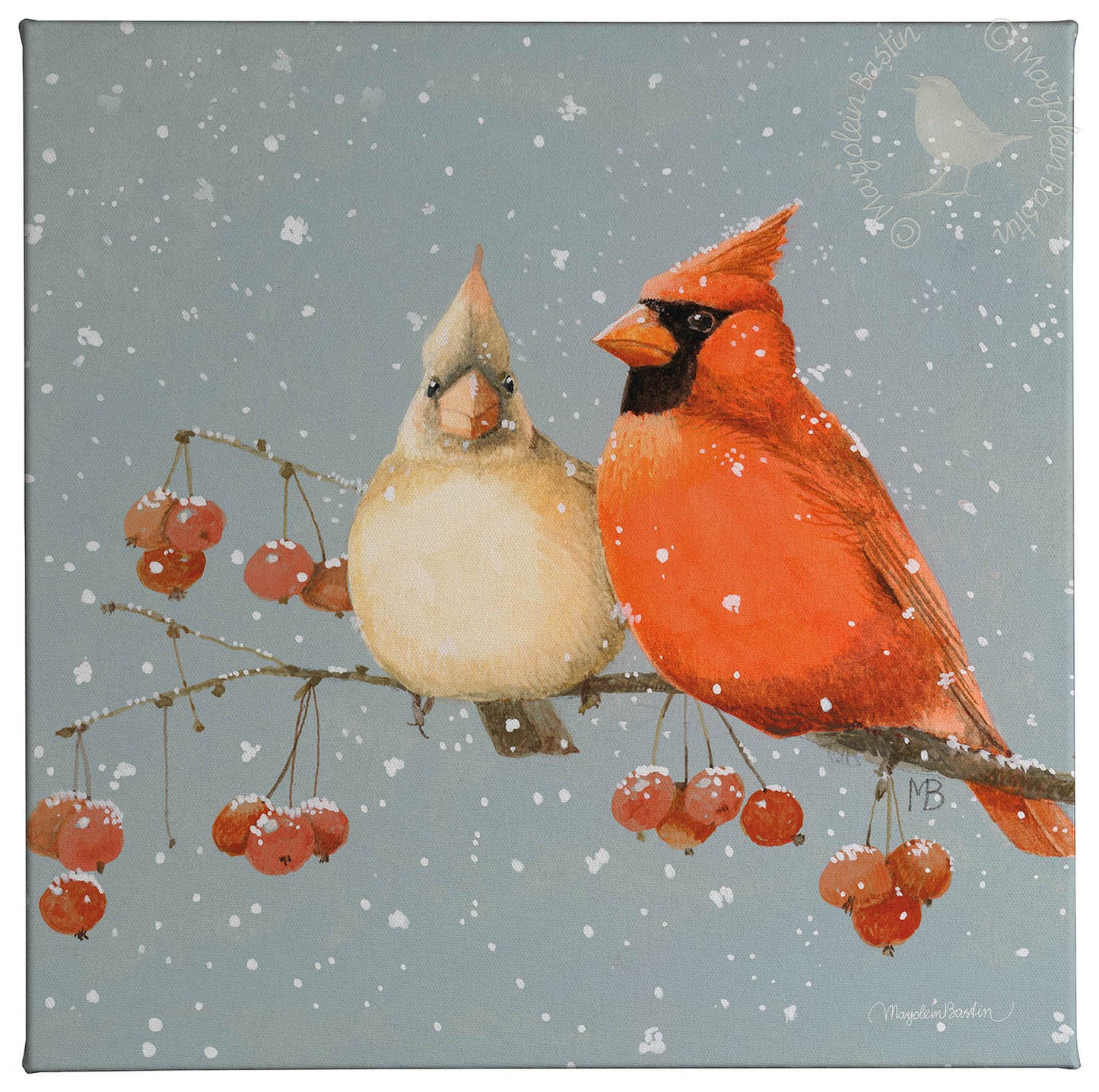 Enduring Love - 14" x 14" Gallery Wrapped Canvas