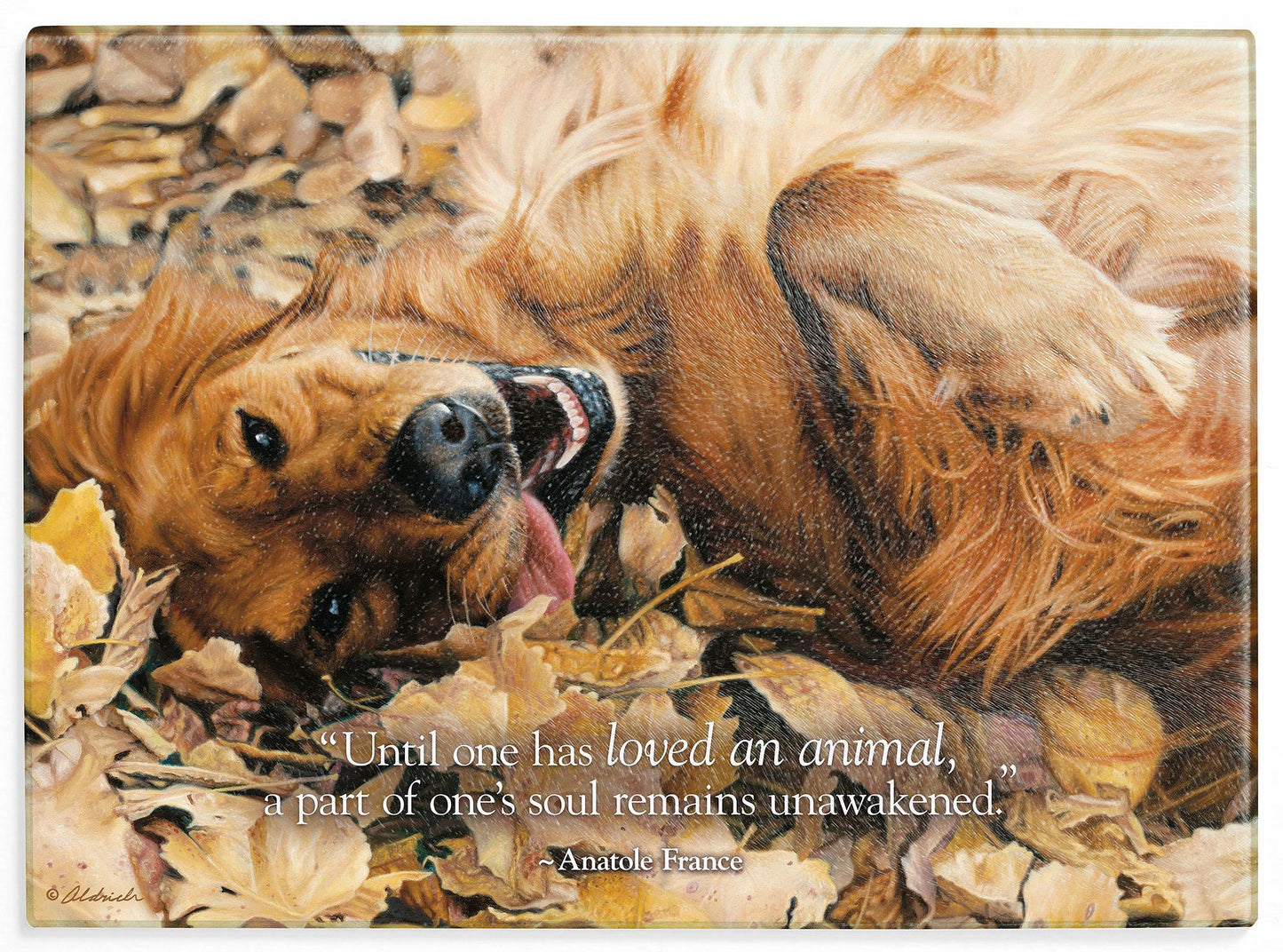 Fall Festival - Golden Retriever - 11.25" x 15.25"