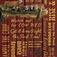 Farming Rules - 12" x 30" Wood Sign