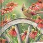 Hiding in Plain Sight - Cardinal - 14" x 14" Gallery Wrapped Canvas
