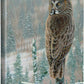 His Land - Great Gray Owl - 18" x 13" Gallery Wrapped Canvas