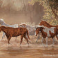 Misty River - 24" x 36" Framed Gallery Canvas