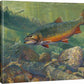 Hunting the Hunters - Brook Trout - 16" x 20.5" Gallery Wrapped Canvas